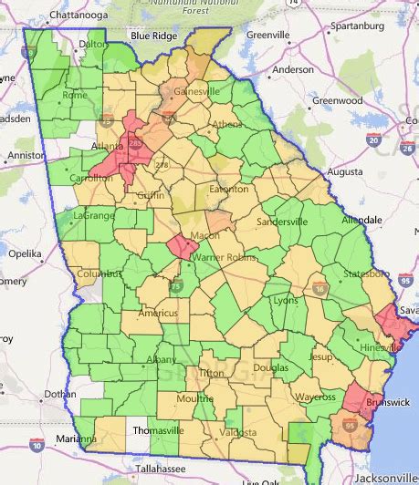 Ga Power Outage Map Atlanta | Map of Atlantic Ocean Area