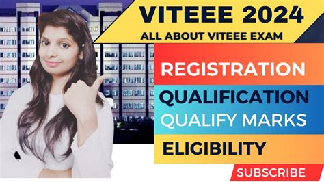 Viteee Exam Application Form Registration Eligibility