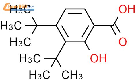 87564 38 3 Benzoic acid bis 1 1 dimethylethyl 2 hydroxy 化学式结构式分子式