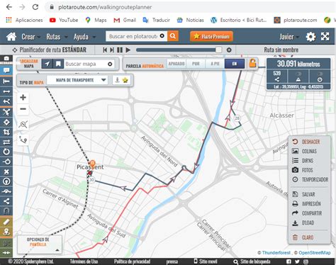 Planificar rutas con Plotaroute Tutorial en español Consejos y