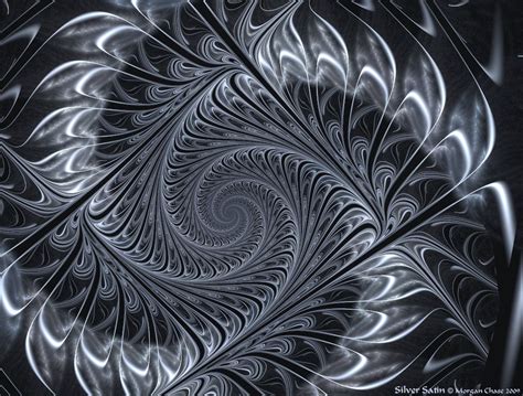 Silver Satin By Alterren On Deviantart Fractal Art Deviantart Art