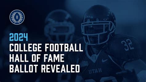 2024 College Football Hall of Fame ballot revealed : r/CFB