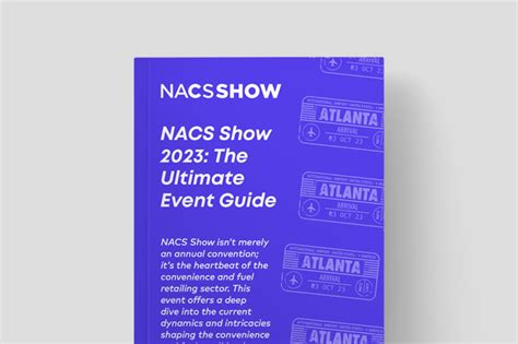 Nacs Show The Ultimate Event Guide Vendelux