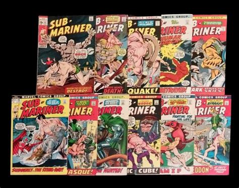 Comicconnect Sub Mariner Comic Book Group Lot Vf