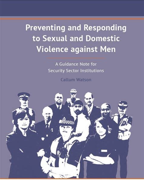 Preventing And Responding To Sexual And Domestic Violence Against Men