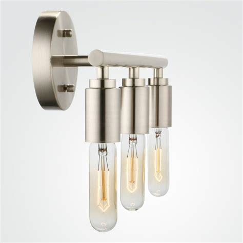 Modern Three Bulb Vanity Light Focal Decor