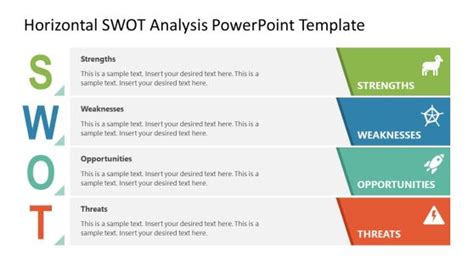 Swot Analysis Template Helix Design For Powerpoint Slidemodel