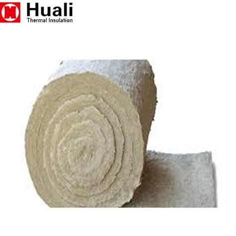 Mm Mineral Wool Acoustic Aluminium Foil Reinforced Rock Wool Blanket