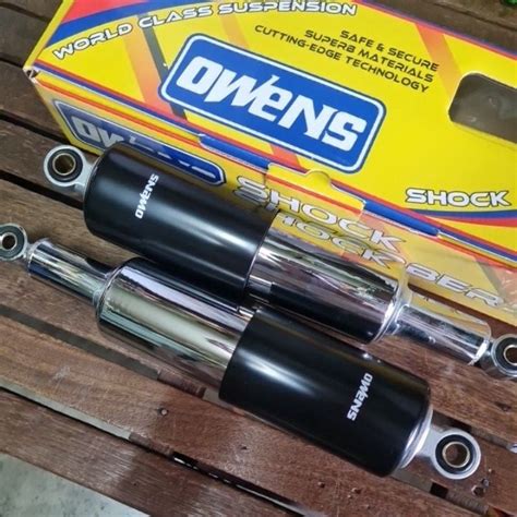 SHOCK ABSORBER OWENS FOR HONDA TMX SUPREMO 325MM X 70MM Chrome Shopee