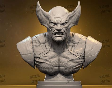 Wolverine Bust Gamebody 3d Prints Stl File Etsy Uk