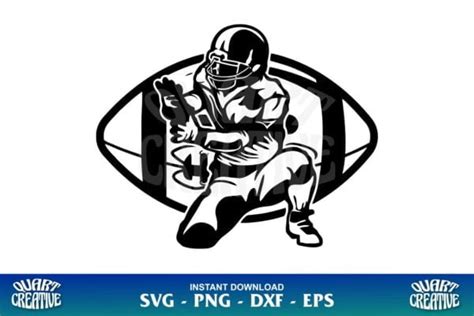 Football Player SVG Cricut Gravectory