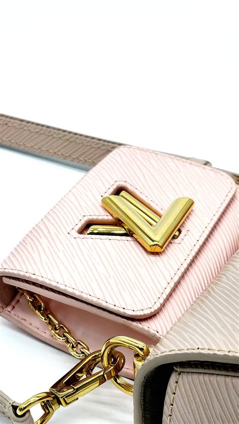 Louis Vuitton Taupe Brown Pink Twist Pm Bag Fiyatı