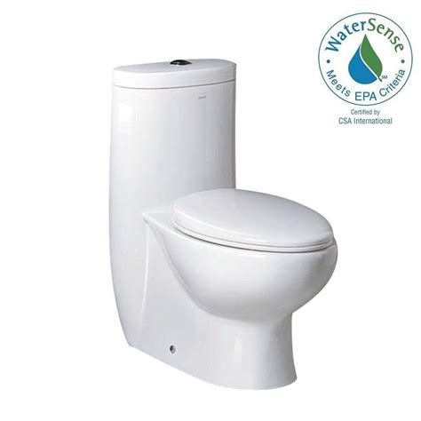 Fresca Delphinus 1 Piece 08 16 Gpf Dual Flush Elongated Toilet In