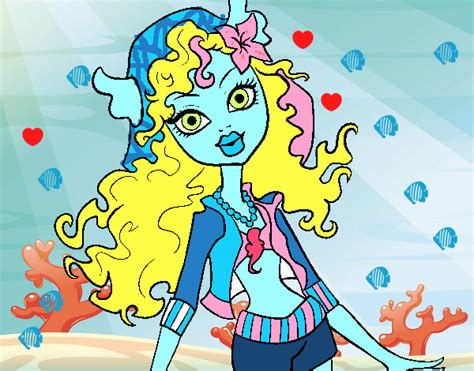 Dibujo De Monster High Lagoona Blue Pintado Por En El Día 08 05 15 A Las 235441