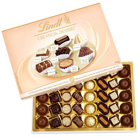 Lindt CREATION DESSERT Assorted Chocolate Box 400g – Lindt Chocolate Canada