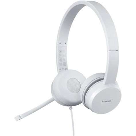 Casque Filaire LENOVO STEREOB 110 USB Blanc