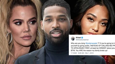 Khloe Kardashian Blasts Jordyn Woods Amid Tristan Thompson Cheating