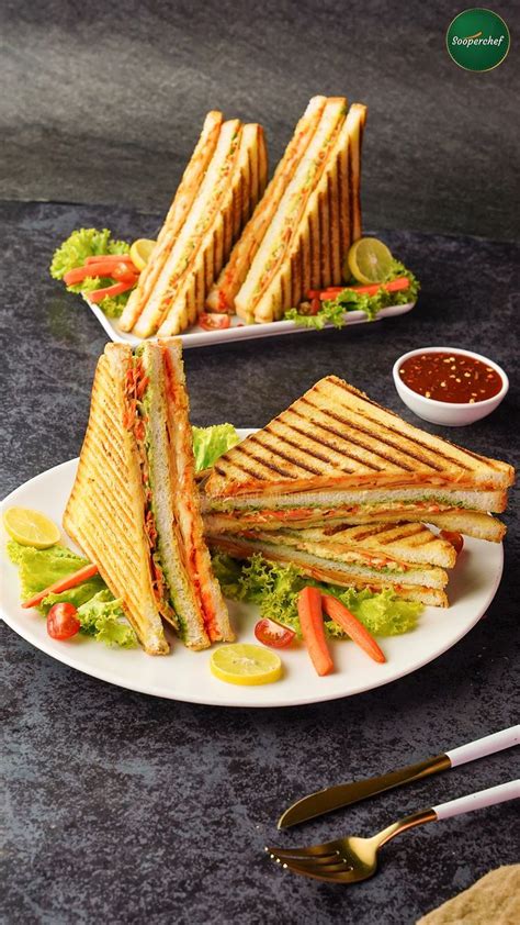 Cheesy Grilled Pepperoni Sandwich By Sooperchef Ramzan Special