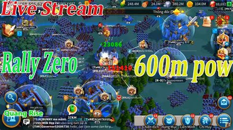 Rally Zero M Pow Kvk Rise Of Kingdoms Youtube