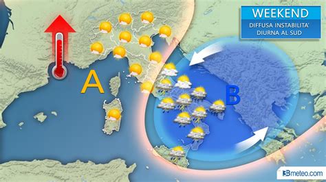 METEO ITALIA Nel Weekend ITALIA Divisa In Due ESTATE Al Nord Ancora