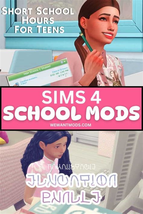 17 Sims 4 School Mods Activities Classroom And More We Want Mods