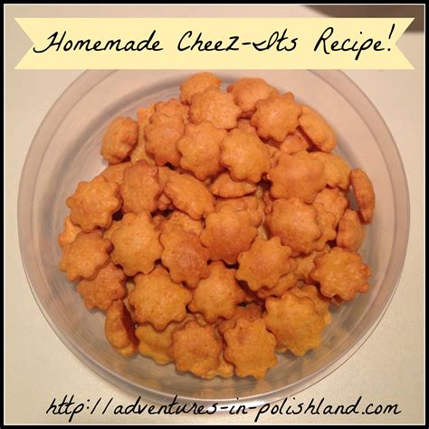 Homemade Cheez Its Recipe Healthy Snack Idea Adventures In Polishland