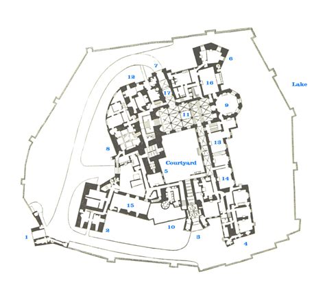 Great Castles Raby Castle Floor Plan