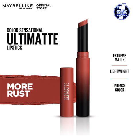 Maybelline New York Color Sensational Ultimatte Slim Lipstick More R