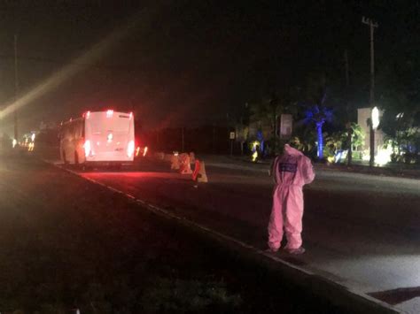 Autobús atropella y mata a un albañil en la avenida Colosio de Cancún