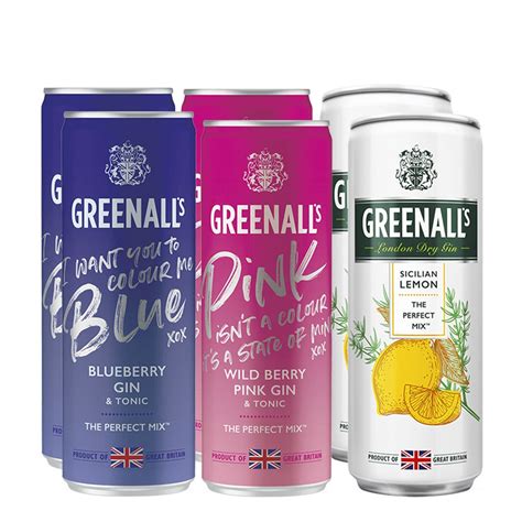 Six Pack MIX Greenall S Gin RTD 250ml