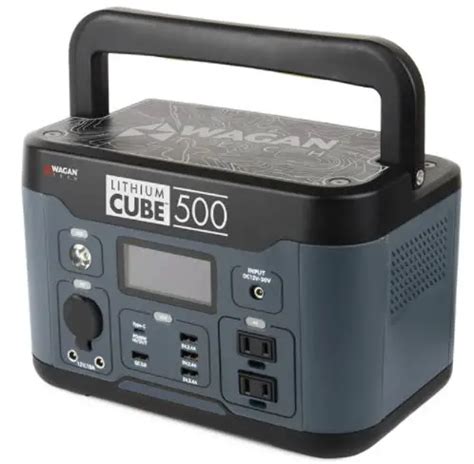 WAGAN 834 Lithium Cube 500 Portable Power Station User Manual