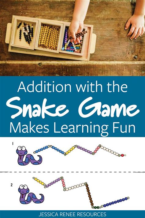 Montessori Math Snake Game Bundle Addition And Subtraction Facts