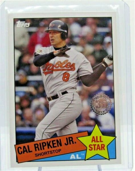 Cal Ripken Jr 2020 Topps Series 2 35th Anniversary All Star 85AS 4 EBay