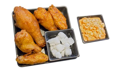 Korean Deep Fried Chicken Takeaway Stock Photo Image Of Takeaway