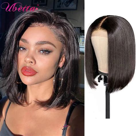 Closure Lace Short Bob Wigs 4x4 Lace Front Human Hair Wigs Straight Bob