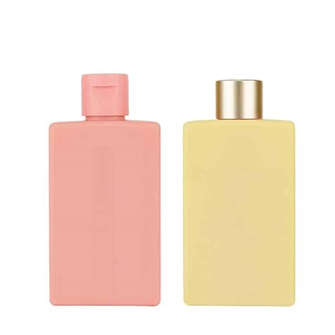 Matte Pink Shampoo Bottles YBJ Cosmetic Packaging Manufacturer