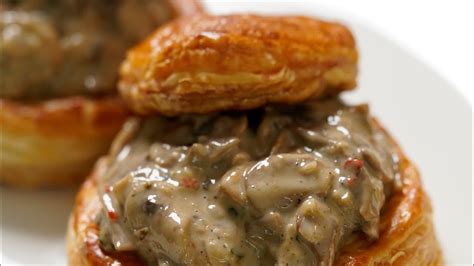 Mushroom Vol Au Vents Minute Recipe Easy Mushroom Recipe Youtube