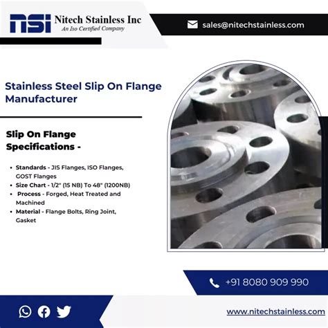 PPT SS Slip On Flanges SS Weld Neck Flanges SS Lap Joint Flanges