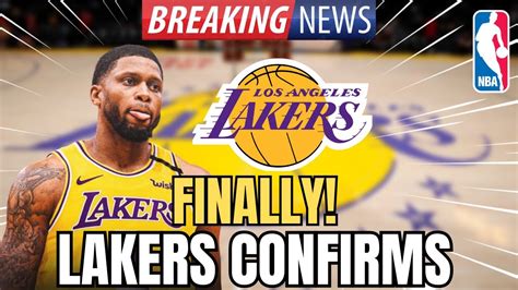 LAST MINUTE NOBODY EXPECTED LAKERS CONFIRMS LAKERS UPDATE TODAY