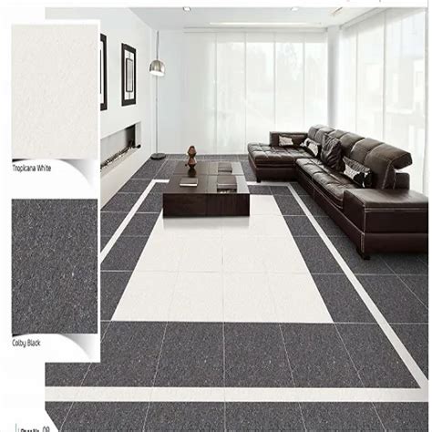 Glossy Vitrified Living Room Floor Tiles 2x2 Feet 600x600 Mm At Best