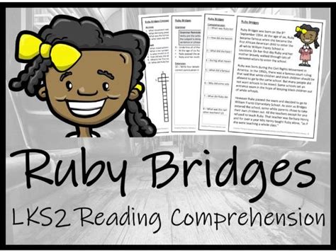 Lks2 Ruby Bridges Reading Comprehension Activity Teaching Resources