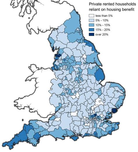 세빌스 코리아 Local Housing Allowance affordability in England