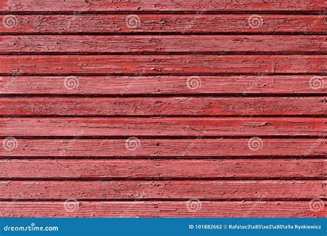 La Vieja Textura De Madera Roja Con Los Modelos Naturales Foto De