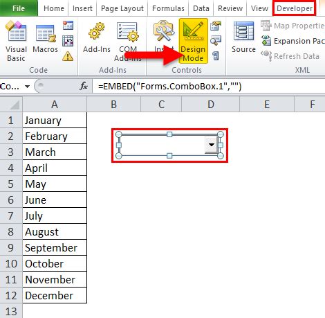 Combo Box In Excel Examples How To Create Combo Box In Excel