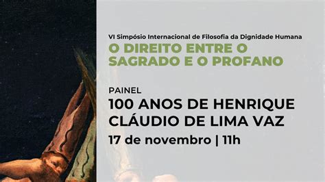 Vi Simp Sio Internacional De Filosofia Da Dignidade Humana Anos