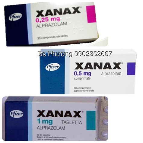 Thuốc Xanax Alprazolam 0 25mg 0 5mg 0 75mg Có Tác Dụng Gì Liều Lượng