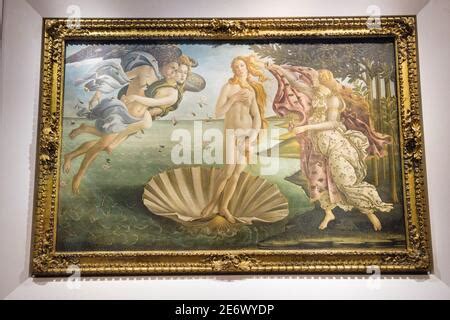 Geburt Der Venus Von Botticelli Galleria Degli Uffizi Florenz Italien