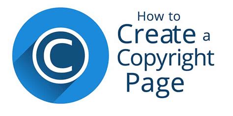 How To Create A Copyright Page Book Cave