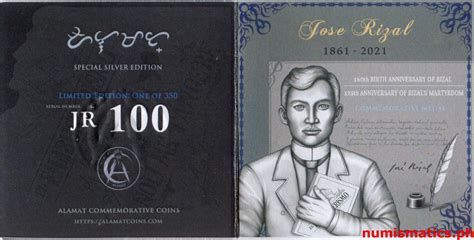2021 Jose Rizal 160th Birth Anniversary Medal