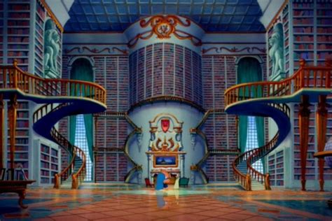 Beauty and the Beast Library Hidden Mickey | Disney Movies | Hidden Mickeys | Find Mickeys